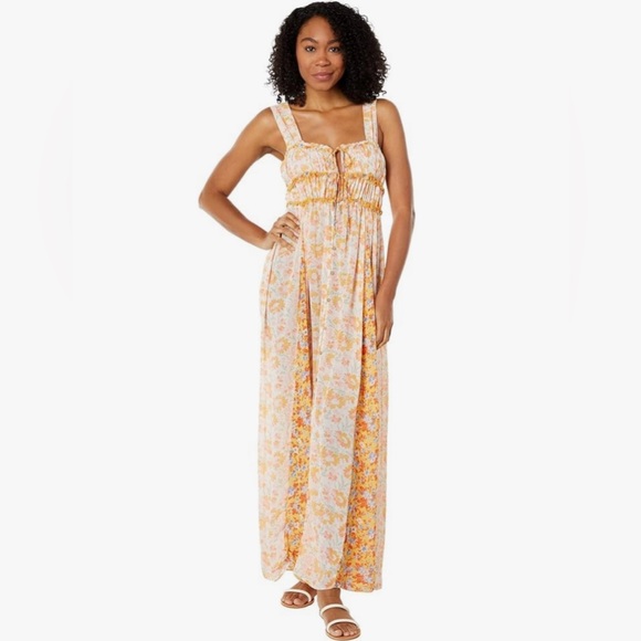 NWT Free People Dance With Me Printed Maxi Dress - L - Picture 5 of 6